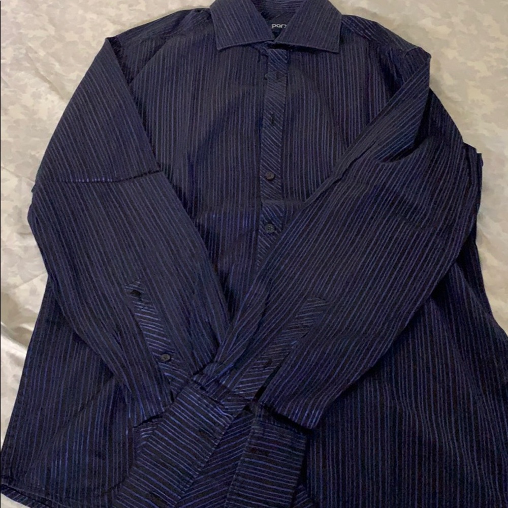 Dark royal purple long sleeve shirt